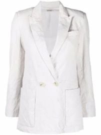 Zadig Voltaire double-breasted Leather Blazer at Farfetch